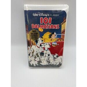 Brand New Factory Sealed 101 Dalmatians Black Diamond Classics 1992 VHS